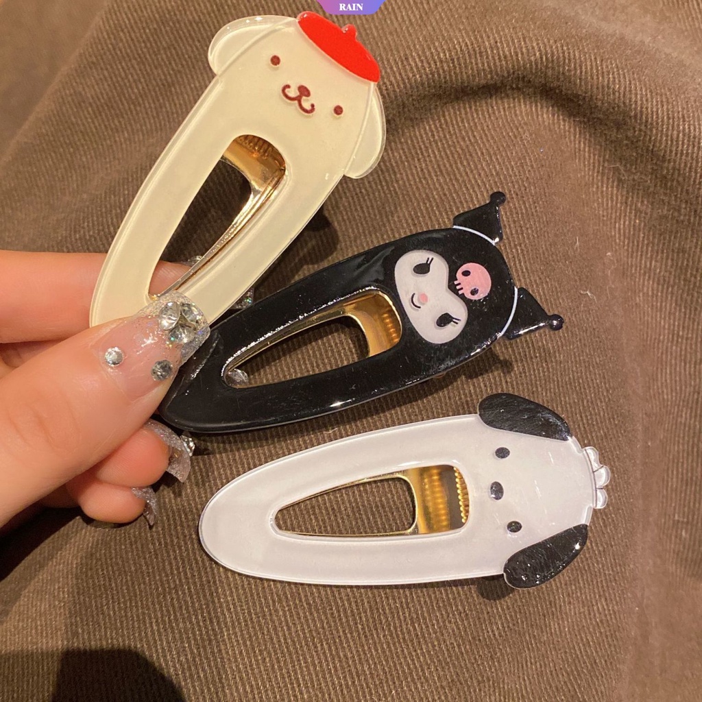 1 Kẹp Tóc Hình Melody Hello Kitty Cinnamoroll Kuromi Sanrio Đáng Yêu Cho Nữ