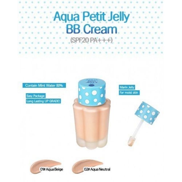 (CHÍNH HÃNG)  KEM NỀN BB Cream Thạch Holika Jelly Aqua