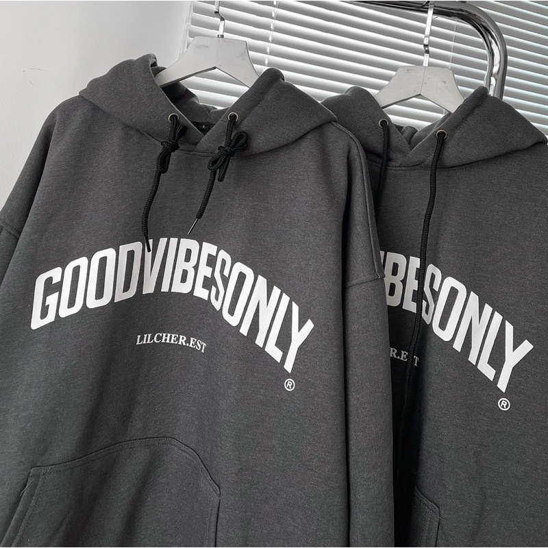 Áo hoodie nỉ lót bông Goodvibes unisex 2tclothes