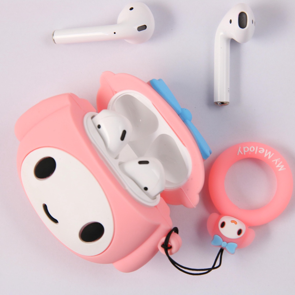 Vỏ bọc bảo vệ case tai nghe bluetooth airpod hình dễ thương dòng ốp dày loại 1- Giao đúng mẫu