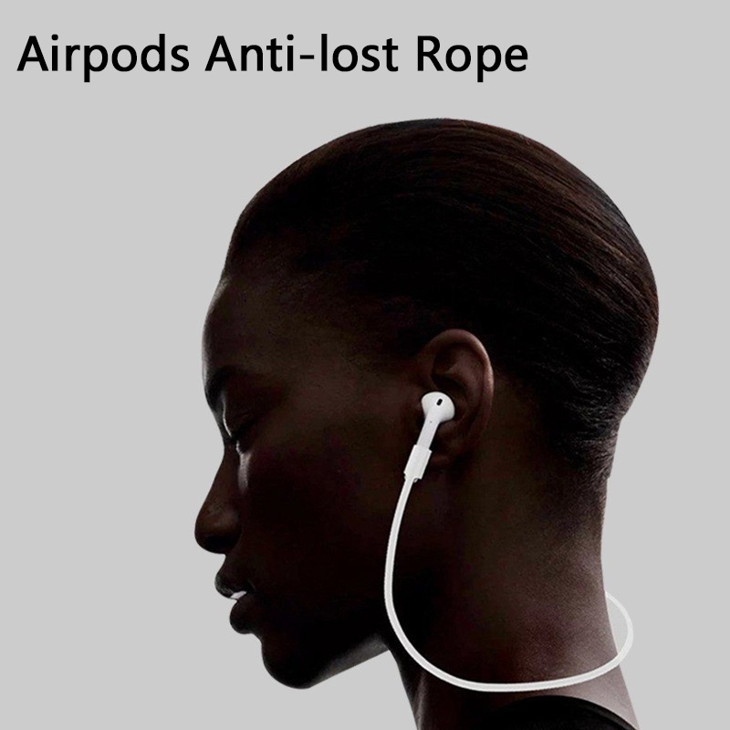 Vỏ Bảo Vệ Hộp Đựng Tai Nghe Airpods 5 Tặng 1 Bằng Silicon Chống Thất Lạc Kèm Dây Đeo Tiện Dụng