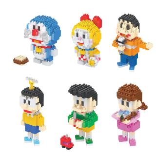 Bộ Đồ Chơi Lego Lắp Ráp Nhân Vật Hoạt Hình Nhật Bản Doraemon Nobita Nobi Minamoto Shizuka Konta Takeshi Honekawa