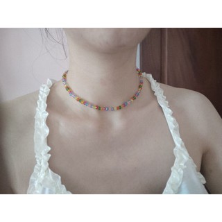 Vòng hạt nhựa nhiều màu