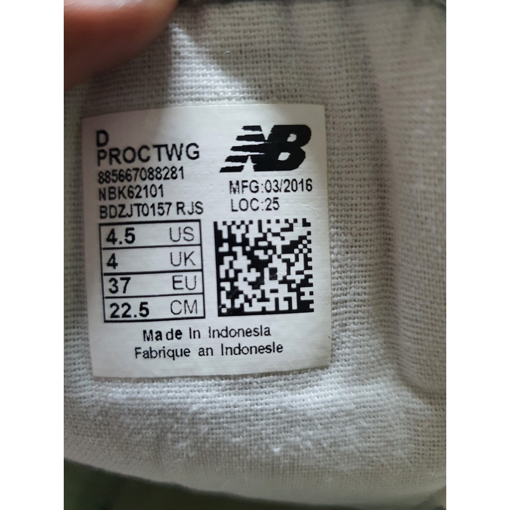 2hand- Size 37 Giày vải màu xanh muối tiêu