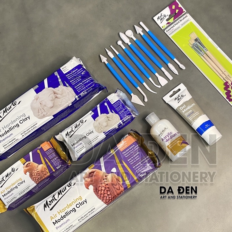 [DA ĐEN] SALE RẺ NHẤT Đất Sét Tự Khô Mont Marte