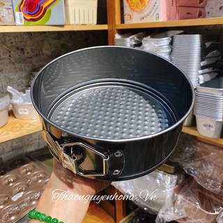 Khuôn tròn spring form đế rời có khóa 18cm, 20cm