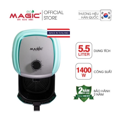 Nồi chiên nướng không dầu Magic Eco AC-101 5.5L
