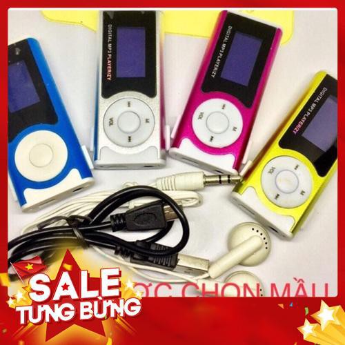 Máy mp3 mini màn Lcd hình chữ nhật - Siêu HOT Htu9z