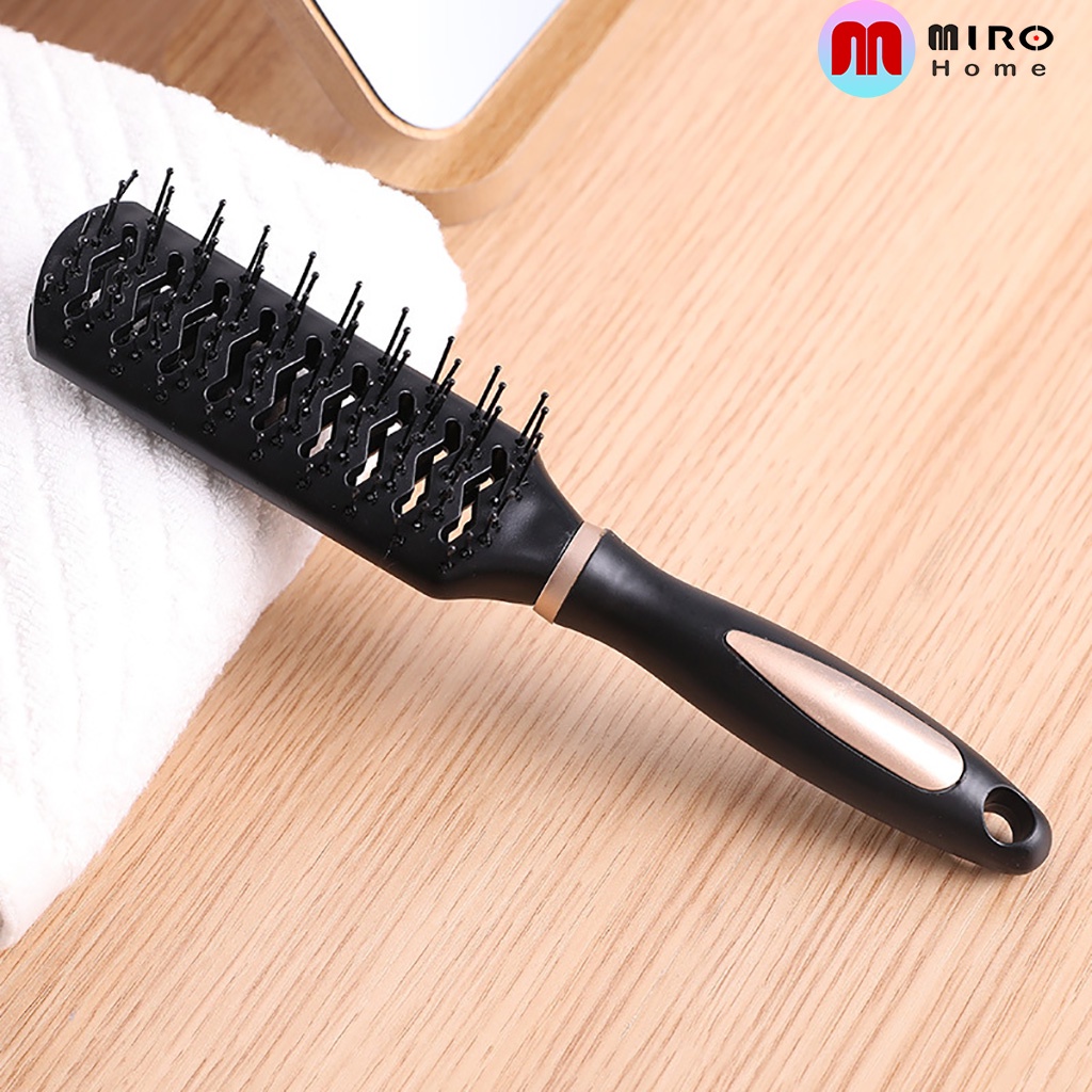 Lược chải tóc gỡ rối MIROHOME tạo kiểu chuyên dụng salon chống rối chống rụng tóc