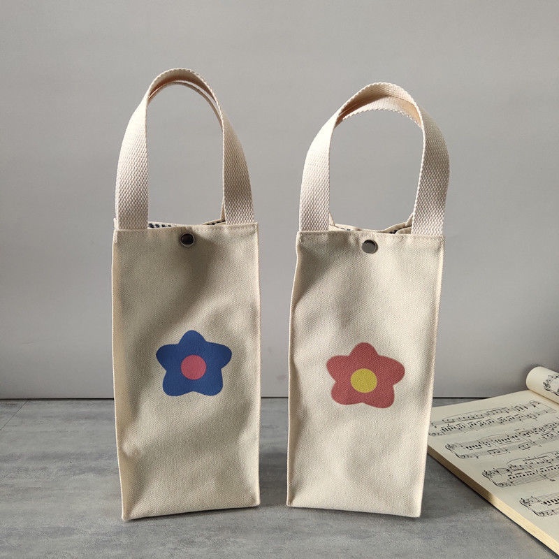Túi Tote Vải Cotton Siêu Nhẹ In Họa Tiết 8 Kiểu Tùy Chọn