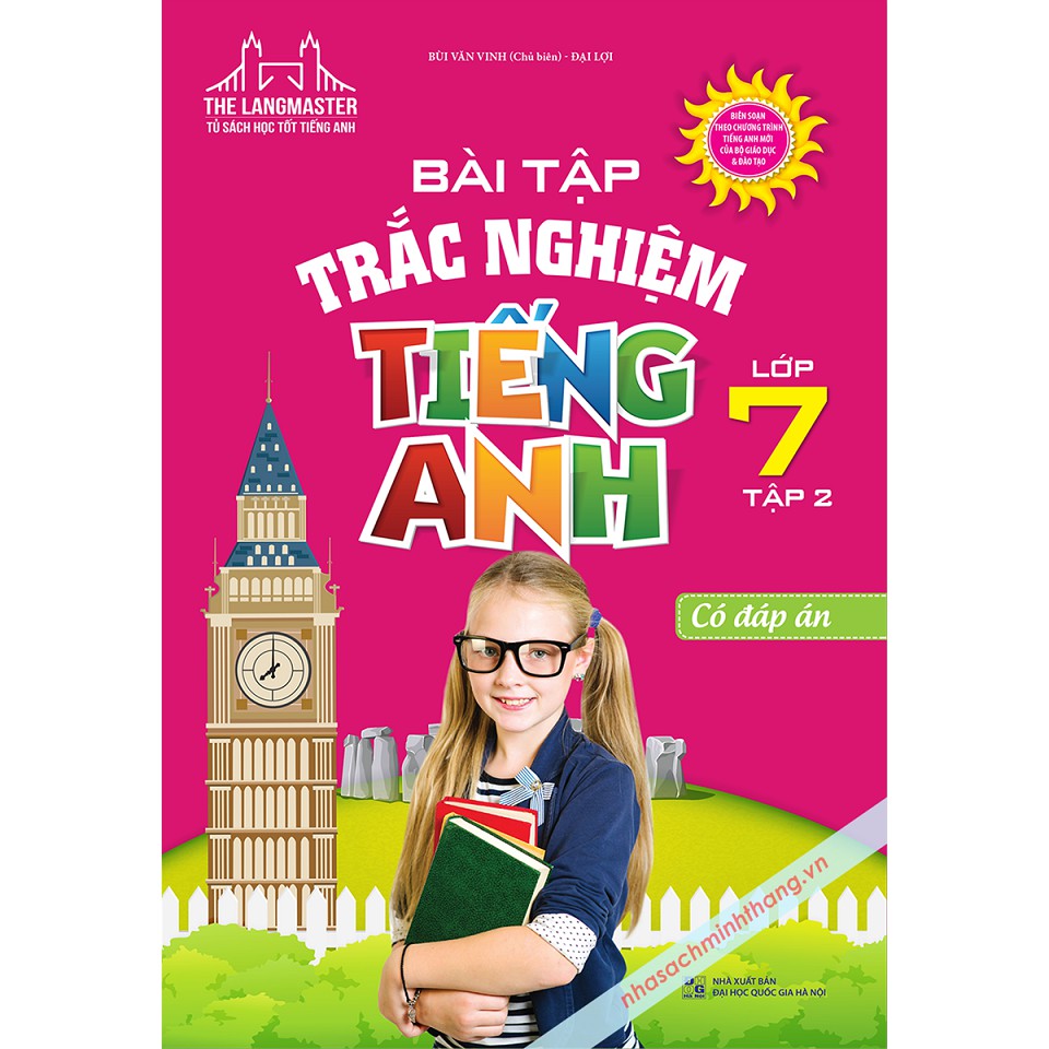 Sách - Bài tập trắc nghiệm Tiếng Anh Lớp 7 Tập 2