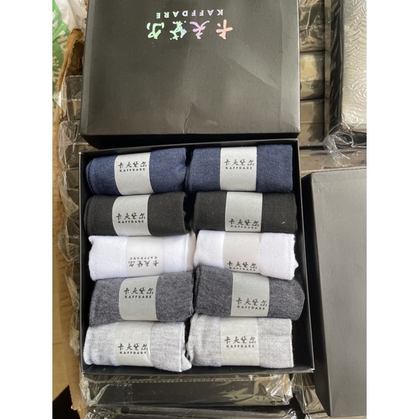 hộp 10 đôi tất {vớ} chân nam cao cấp( có chụp hình thật)