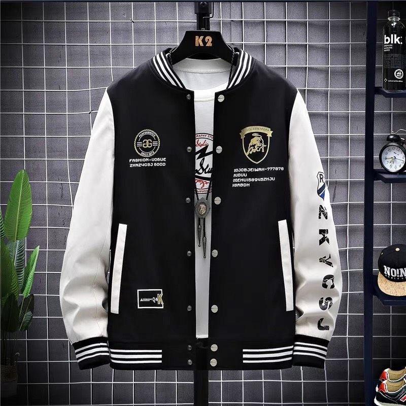 Áo Khoác Gió Bomber Nam Phong Cách Thời Trang Bóng Chày-Super Fashion P