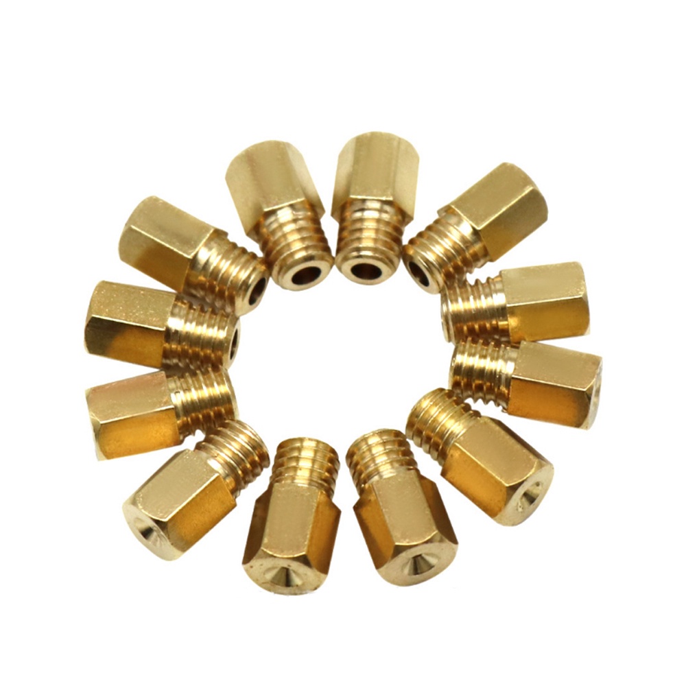 10 Đầu nối bộ chế hòa khí hình lục giác không tải phun phù hợp cho bình xăng xe máy MIKUNI VM TM TMX AX100 DT125 Y110