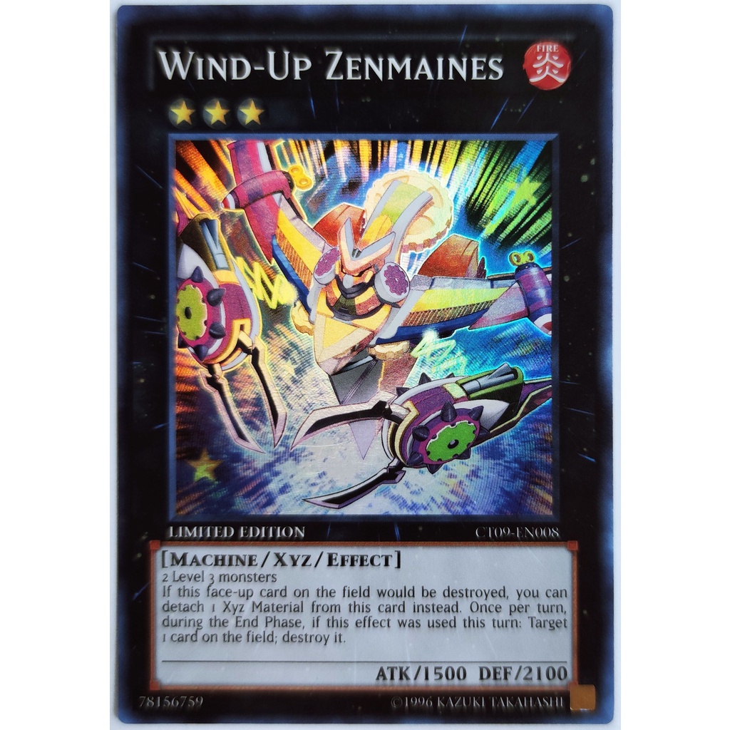 [Thẻ Yugioh] Wind-Up Zenmaines |EN| Super Rare