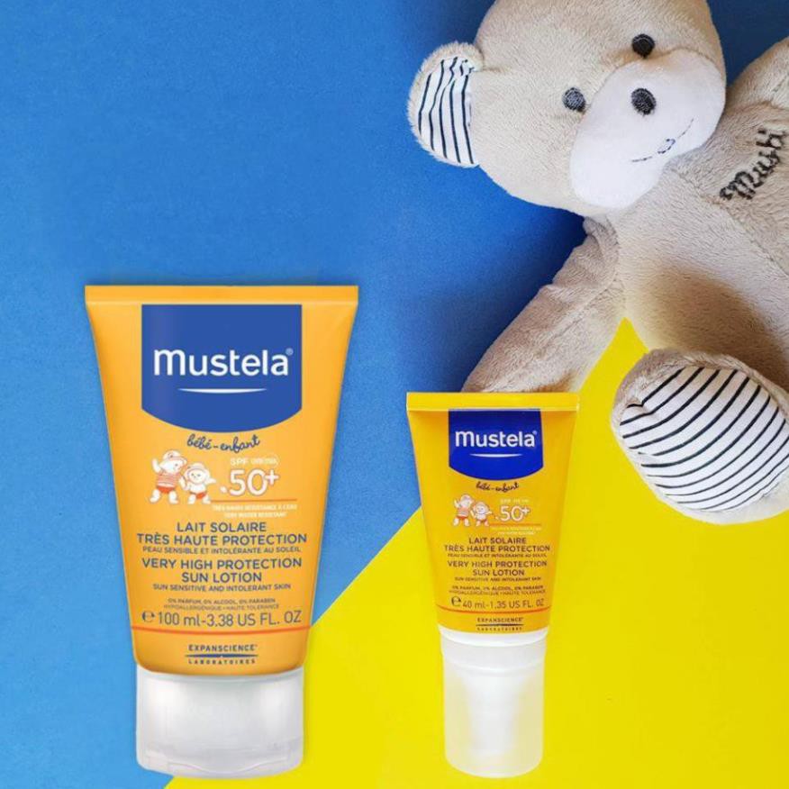 Mustela Very High Protection Sun Lotion - Kem Chống Nắng Cho Trẻ Sơ Sinh & Em Bé