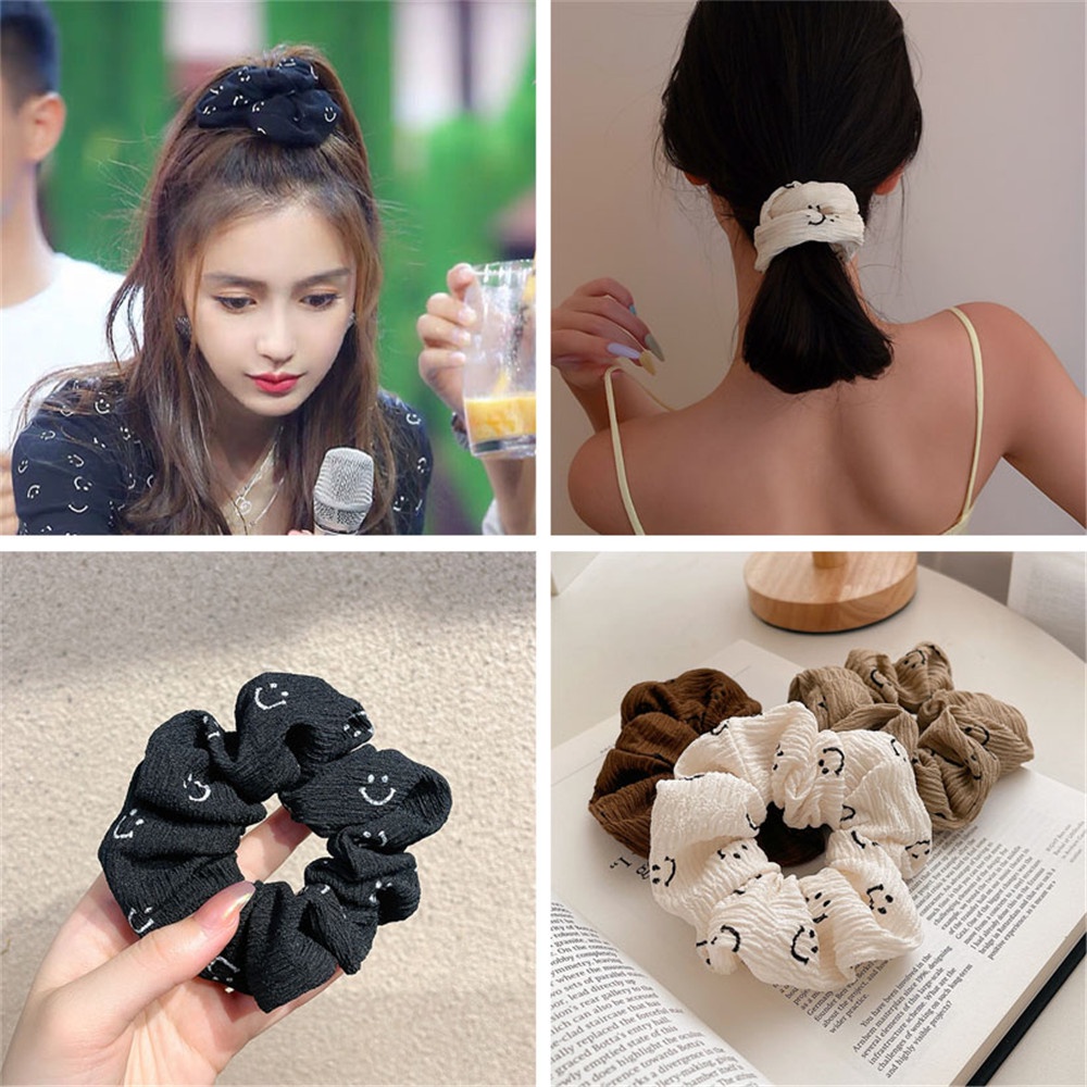 Dây buộc tóc nữ cỡ lớn đơn giản sáng tạo phong cách Hàn Quốc