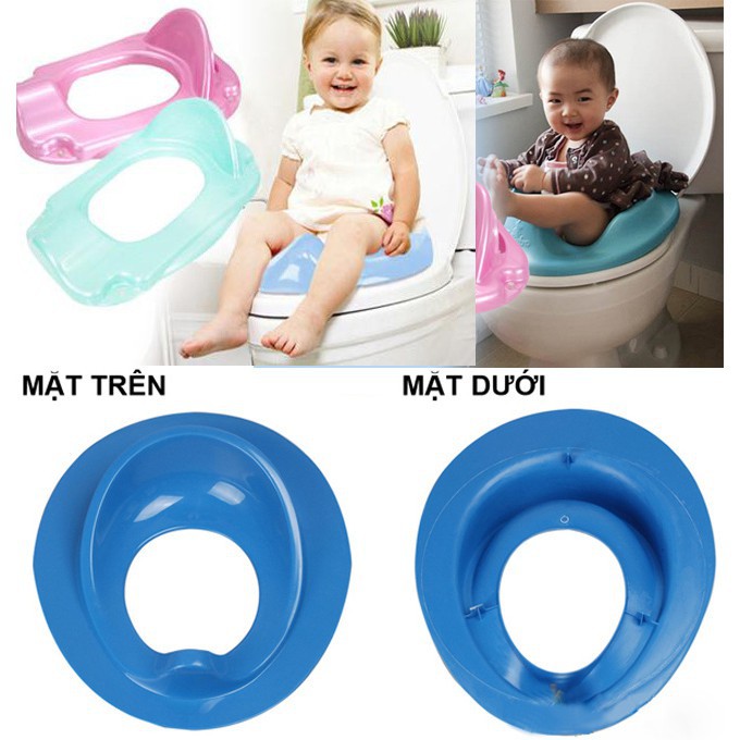 Bệ Thu Nhỏ Bồn Cầu Giúp Bé Ngồi Toilet An Toàn, Bệ Xí Thu Nhỏ Bồn Cầu Việt Nhật