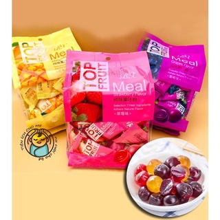 Kẹo dẻo trái cây Top Fruit Meal Hồng Kông 320g vị xoài, việt quất, dâu, nho