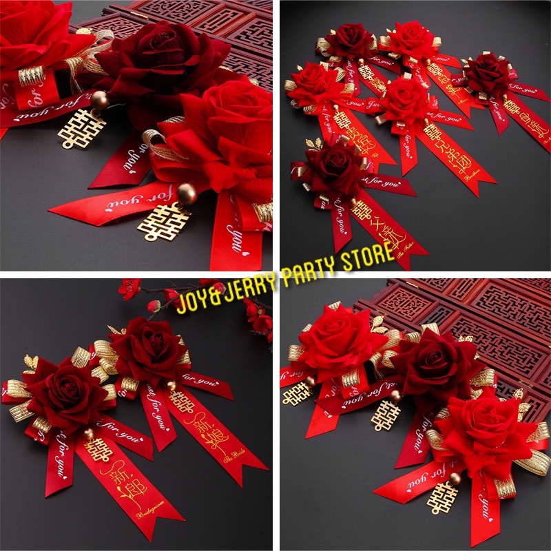 Hoa Cài Áo Cô Dâu Chú Rể