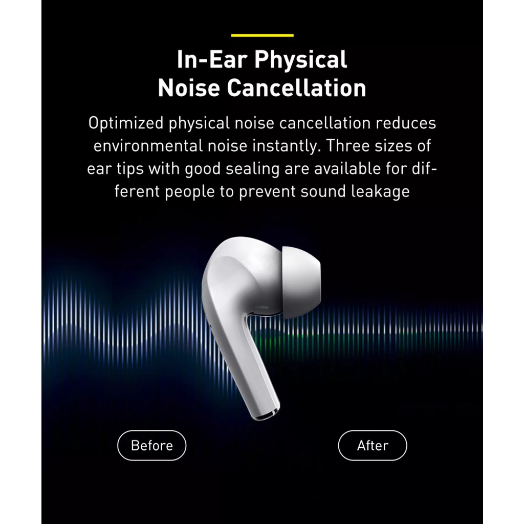 Tai nghe không dây Baseus W3 - Tai nghe Bluetooth Baseus Encok W3 TWS