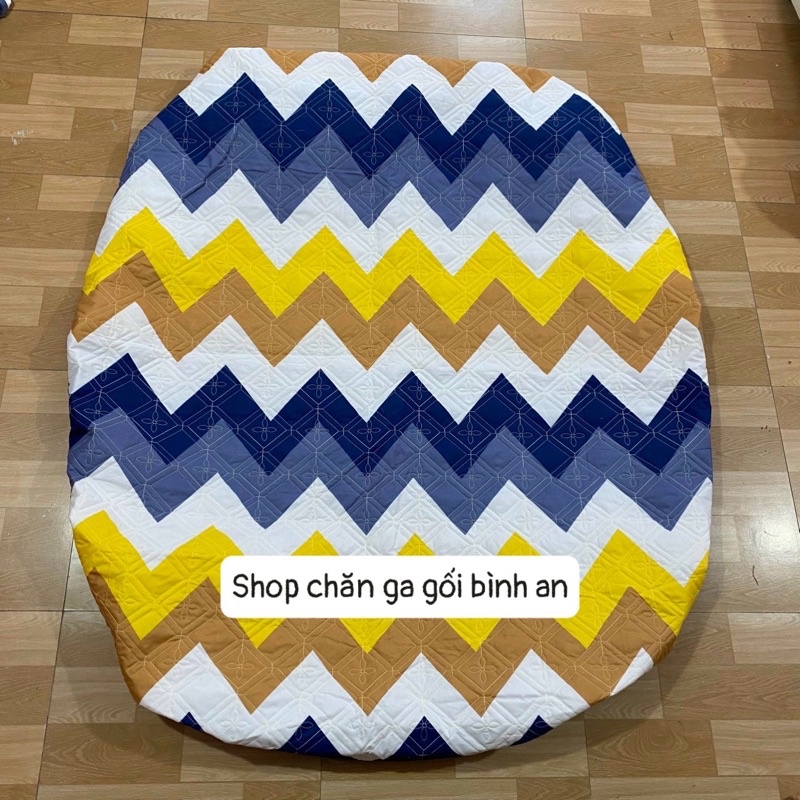 Ga chun cotton poly trần bông 3 lớp, drap giường thoáng mát, êm dịu đủ kích thước m2, m6, m8, 2m
