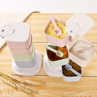 Kệ đựng gia vị 4 tầng xoay lúa mạch