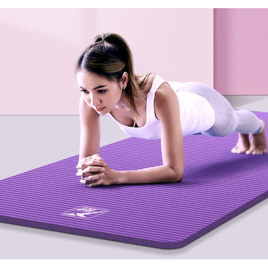 Thảm tập Yoga chống trượt 6mm hình cô gái