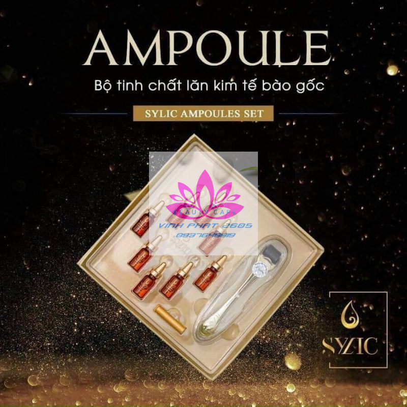 Bộ Lăn Kim Tế Bào Gốc Ampoules Sylic  Hàng Chính Hãng Cty