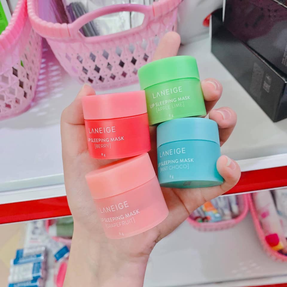 SET MẶT NẠ NGỦ MÔI LANEIGE LIP SLEEPING MASK MINI KIT 8GR