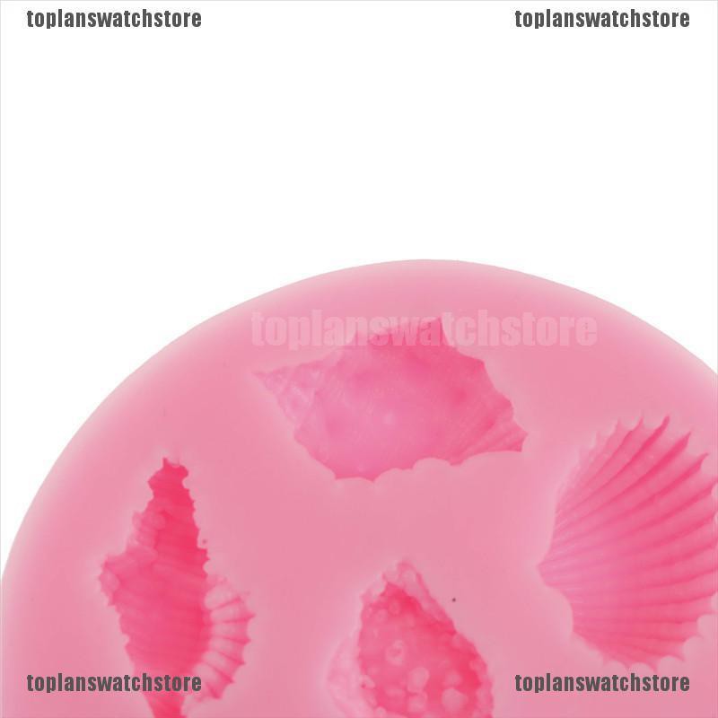 Khuôn Silicone Tạo Hình Làm Bánh Kẹo Hình Vỏ Sò / Sao Biển 3D