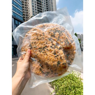 Cơm cháy mắm hành gói 500g - cơm cháy sài gòn - cơm cháy túi hút chân không -cơm cháy mỡ hành