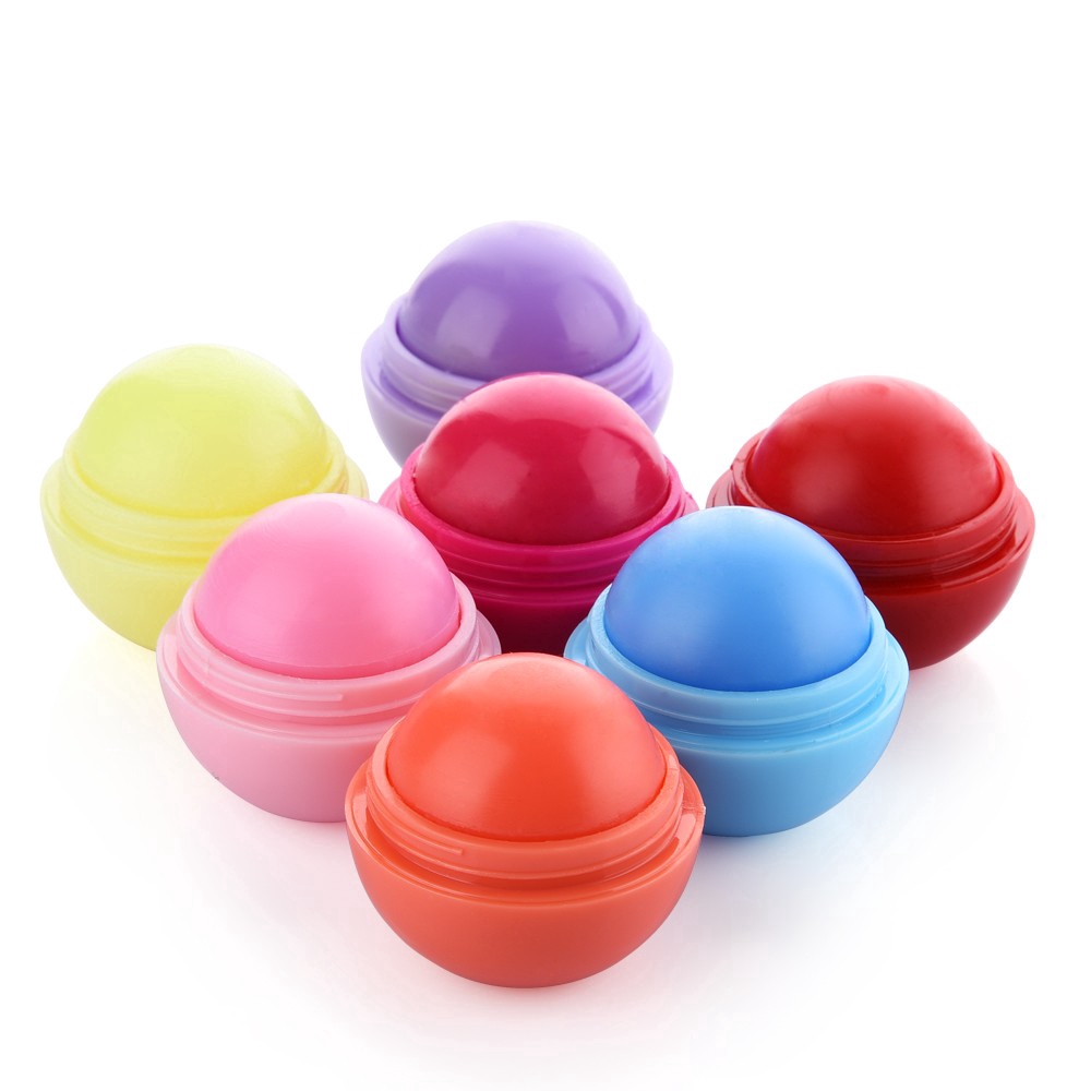 Son dưỡng môi cấp ẩm vitamin E hương trái cây ngọt ngào thiết kế hình quả bóng độc đáo