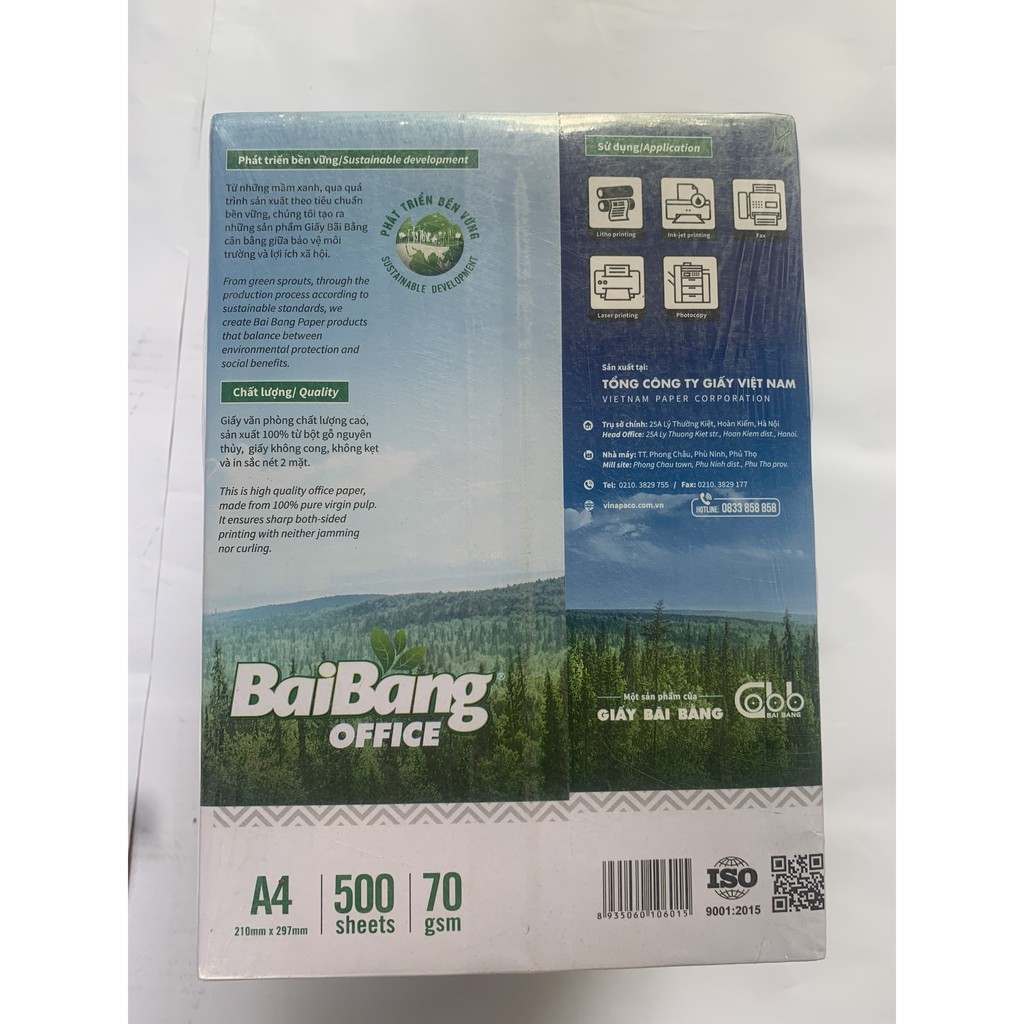 Giấy in Bãi Bằng Office A4 DL 70 Hàng Chính Hãng