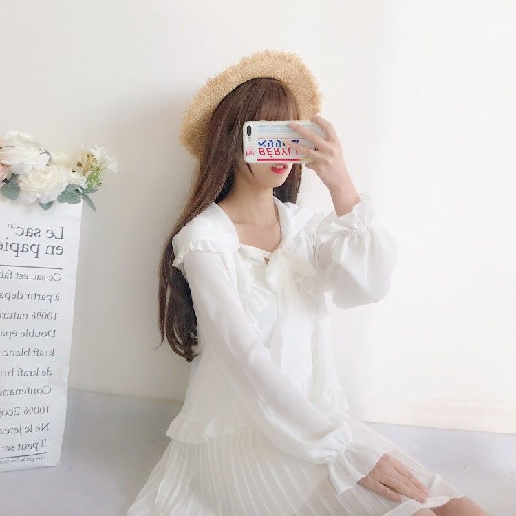Áo Cardigan Chiffon Có Mũ Trùm Đầu Chống Nắng Phong Cách Lolita Dành Cho Nữ 2021 Mới | BigBuy360 - bigbuy360.vn