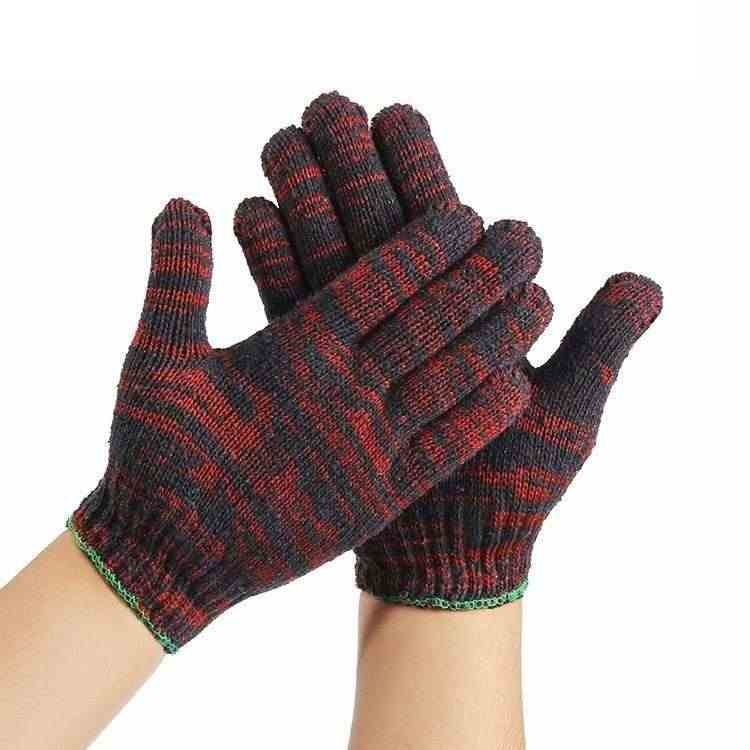 1 đôi găng tay len đỏ đen (loại dày)