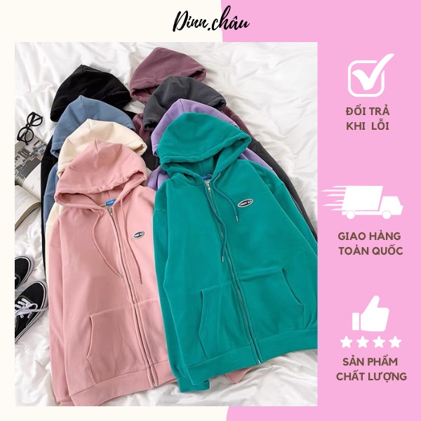 [Order + Ảnh thật] Áo khoác nữ nỉ bông trơn Hàn Quốc, áo khoác hàng Quảng Châu