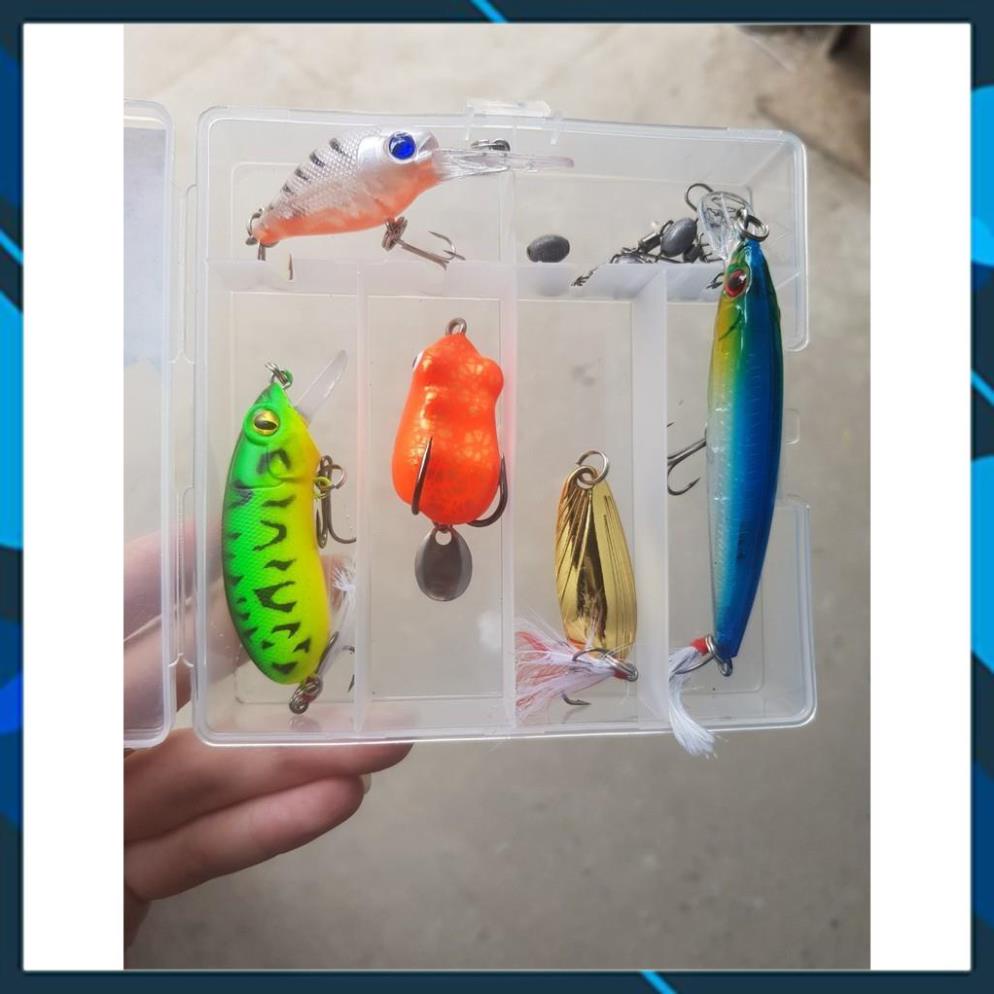 [Chất Lượng] Bộ combo mồi lure đủ 5 tầng nước Kèm hộp đựng _ M_05