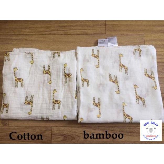 Khăn Xô Muslin hoa quả Cao Cấp Siêu Mềm Mịn kích thước 70*90cm