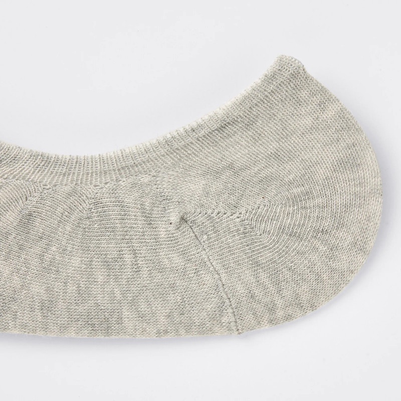 Muji Tất Lười Mũi Rộng Cotton Pha Chống Tuột