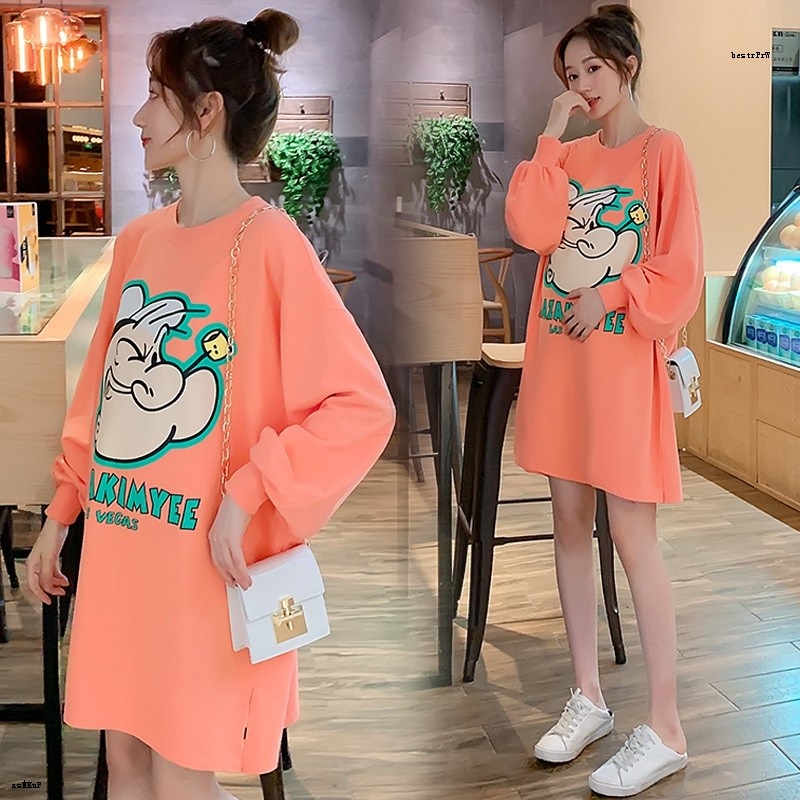 Set Áo Thun Dài Tay + Chân Váy Phong Cách Quân Đội Thời Trang Thu Đông Cho Nữ