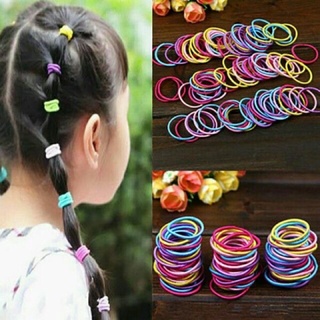 Set 20 sợi thun cột tóc nhiều màu cho bé