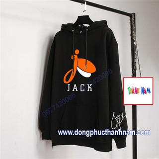 áo hoodie JACK, áo nỉ mũ Đom Đóm , in theo yêu cầu