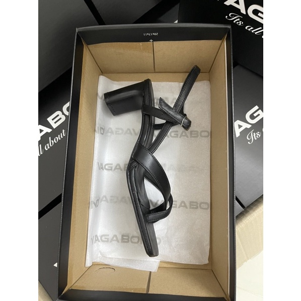 Giày Sandal Gót Trụ Xỏ Ngón Vagabond