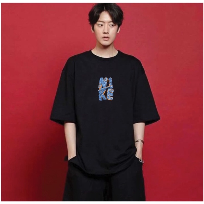 Áo thun phông nam nữ PINK tay lỡ form rộng NK Unisex