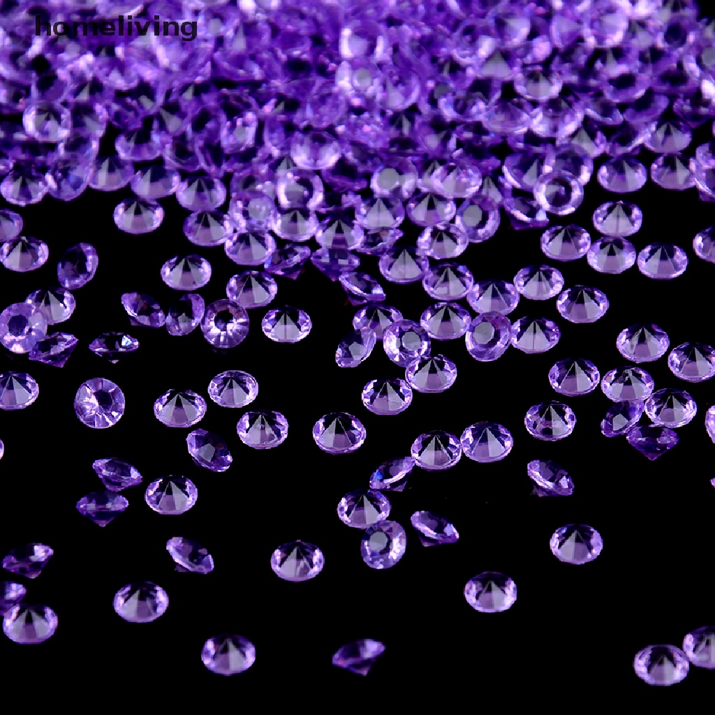 1000 Hạt Cườm Tinh Thể Kim Cương 4mm Trang Trí Bàn Tiệc Cưới