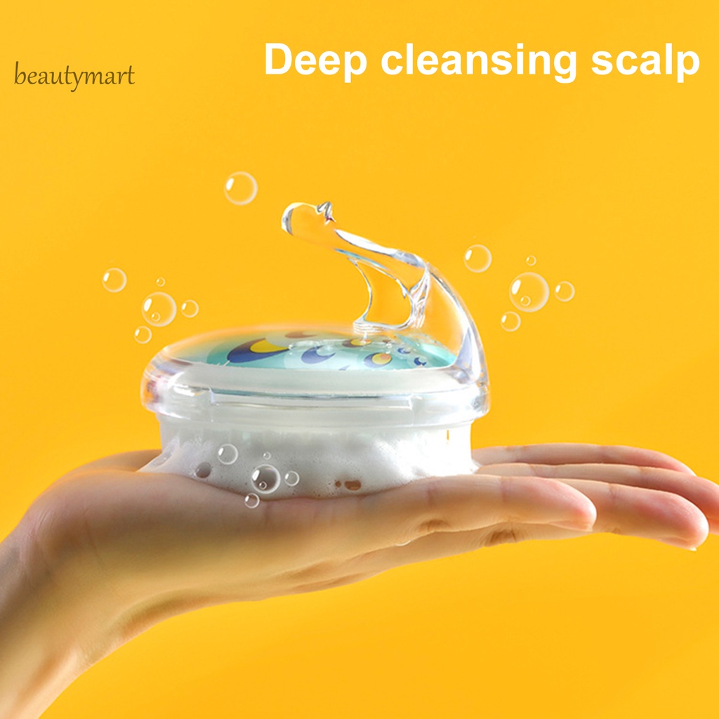 [Hàng mới về] Bàn chải tắm mát-xa da đầu cầm tay tiện lợi sử dụng tại nhà