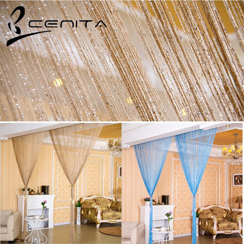 Rèm Cửa Sổ Tua Rua Bằng Vải Lụa Màu Bạc