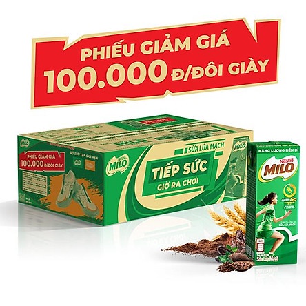 [Q.3] QUẬN 3 [HỎA TỐC] [RẺ NHẤT SHOPEE] MILO THÙNG 48 HỘP SỮA NƯỚC LÚA MẠCH NESTLE MILO 180ml/HỘP MỚI NHẤT ỐNG HÚT GIẤY