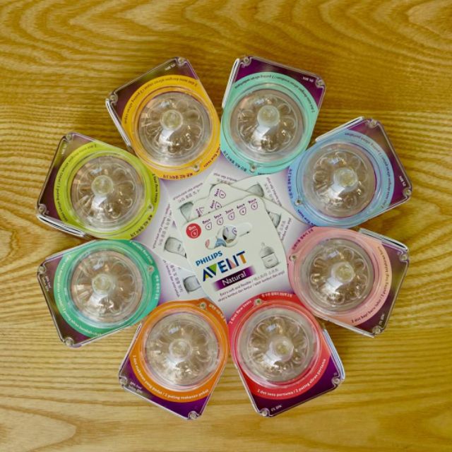 Núm ty Philips AVENT Natural đủ số 0 - 5